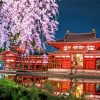 The Byodo In Temple paint by number