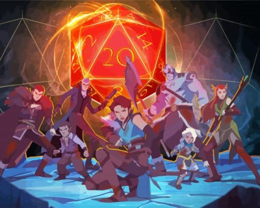 The Legend Of Vox Machina Animation paint by number