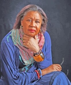 The Writer Jamaica Kincaid paint by number