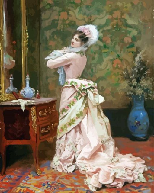 Victorian Lady paint by number