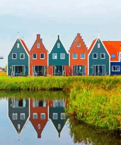 Volendam Netherlands paint by number