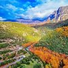 Zagori Greece Landscape paint by number