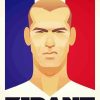 Zinedine Zidane Poster paint by number