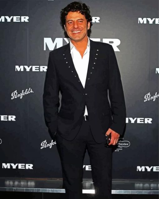 Actor Vince Colosimo paint by number