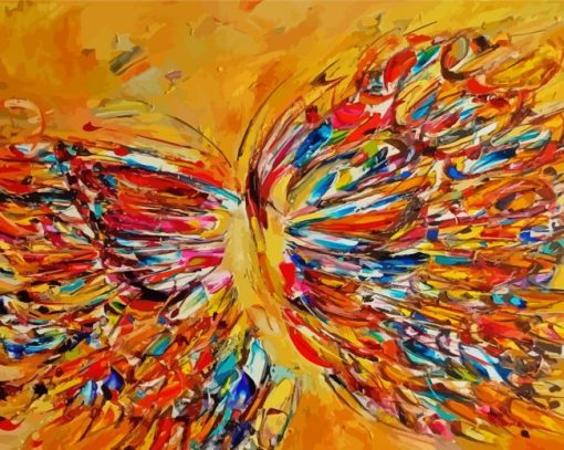 Aesthetic Abstract Butterfly paint by number