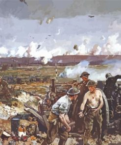 Battle Of Vimy Ridge paint by number