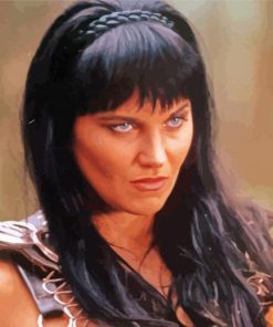 Xena Character paint by number