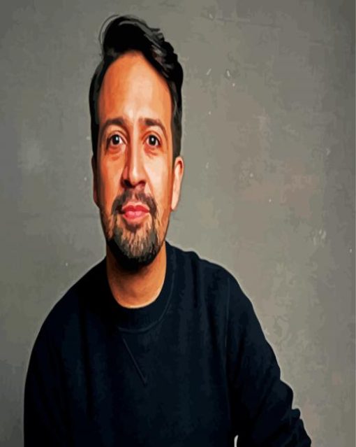 Lin Manuel Miranda paint by number