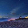 Nags Head Beach At Night paint by number