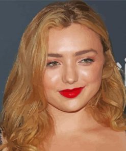 Peyton List Actress paint by number