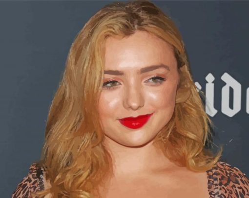 Peyton List Actress paint by number