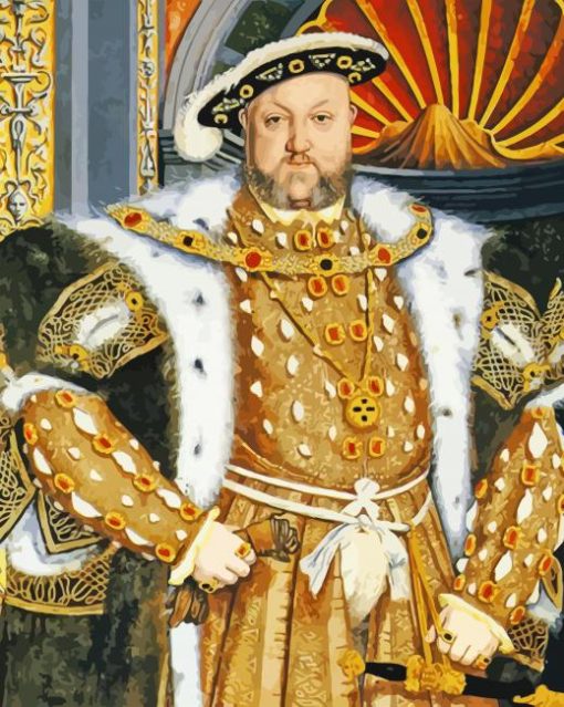 Portrait Of Henry VIII paint by number