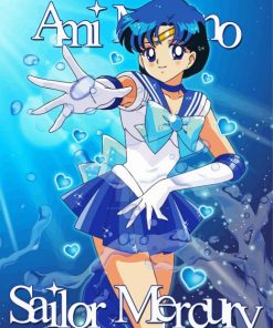 Sailor Mercury paint by number