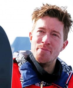 Shaun White Snowboarder paint by number