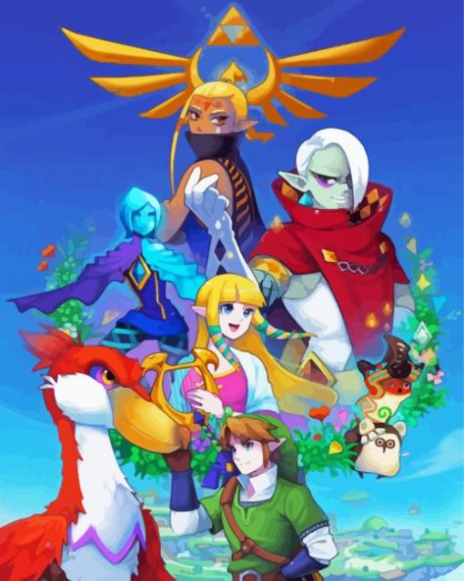 Skyward Sword paint by number