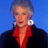 Actress Bea Arthur paint by number