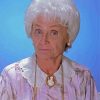 Actress Estelle Getty paint by number