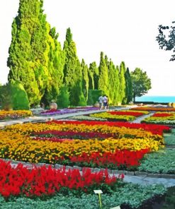 Aesthetic Botanical Garden Balchik paint by number