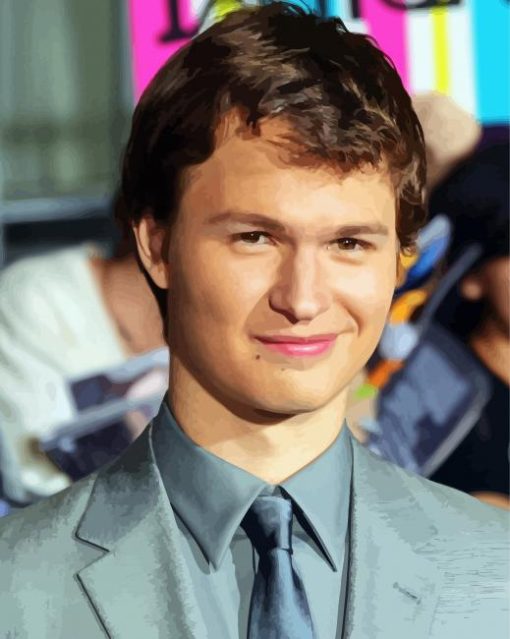 Ansel Elgort paint by number