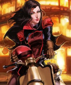 Asami Sato From Avatar Anime paint by number