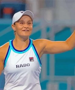 Ashleigh Barty paint by number