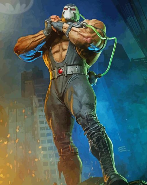 Bane Comic Book Character paint by number