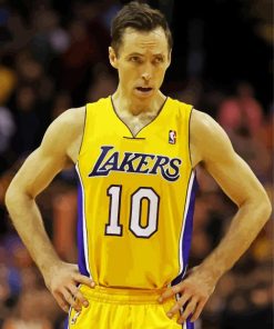 Basketball Player Steve Nash paint by number