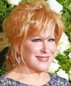 Bette Midler paint by number