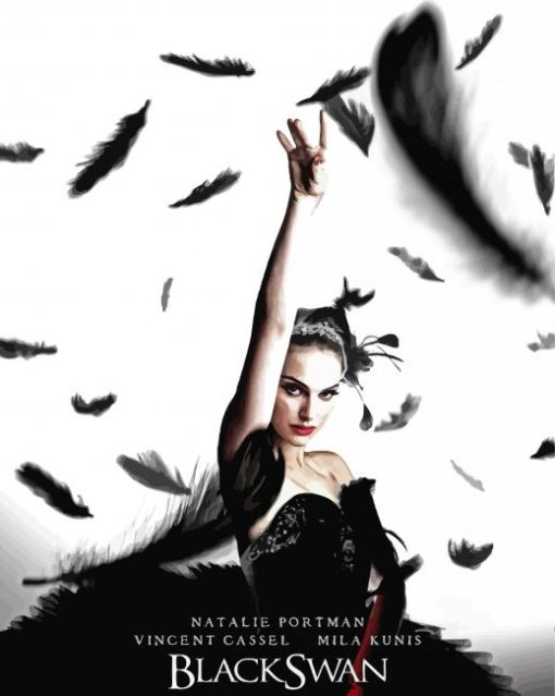 Black Swan Poster paint by number