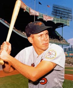 Brooks Robinson paint by number