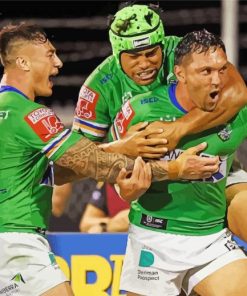 Canberra Raiders Team paint by number