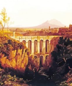 Civita Castellana By Edward Lear paint by number