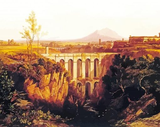 Civita Castellana By Edward Lear paint by number