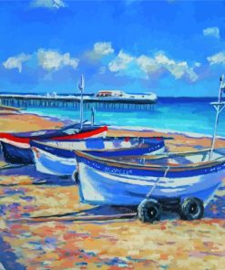 Cromer Boats Art paint by number