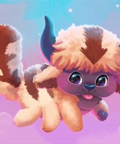 Cute Appa Avatar paint by numbe