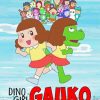 Dino Girl Gaukon Poster paint by number