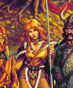 Dragonlance Characters paint by number