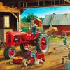 Farmall Art paint by number