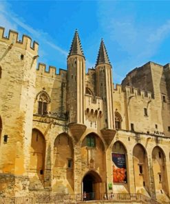 France Avignon Palais Des Papes paint by number