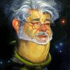 George Lucas Film Director Caricature paint by number