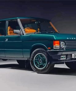 Green Classic Rover paint by number