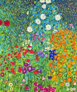 Gustav Klimt Country Garden With Sunflowers paint by number