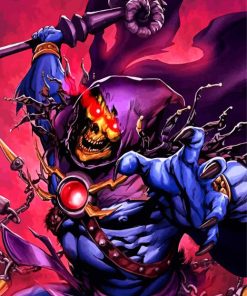 He Man Skeletor paint by number