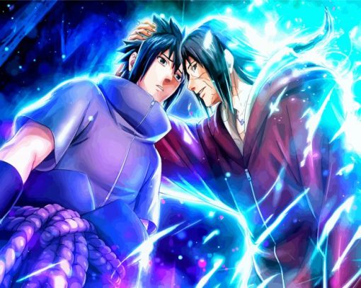 Itachi And Sasuke paint by number