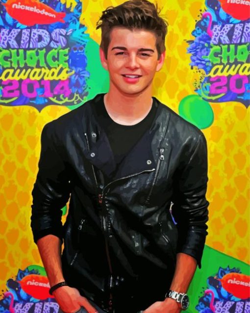 Jack Griffo Kids Choice Awards paint by number