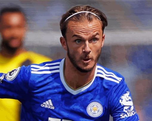 James Maddison paint by number