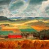 John Steuart Curry Wisconsin Landscape paint by number