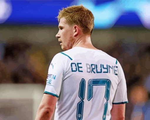 Kevin De Bruyne paint by number