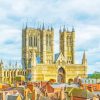 Lincoln Cathedral In England paint by number