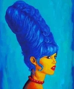 Marge Simpson paint by number